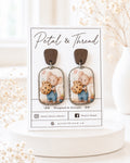 Sweet Little Mouse & Cookie Earrings