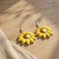 Sunflower Dangle Earrings | Lightweight Hypoallergenic