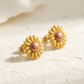 Sunflower Stud Earrings | Lightweight Hypoallergenic Nickel Free