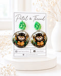 Monstera Max Statement Earrings