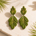 Olive Grove Statement Dangles