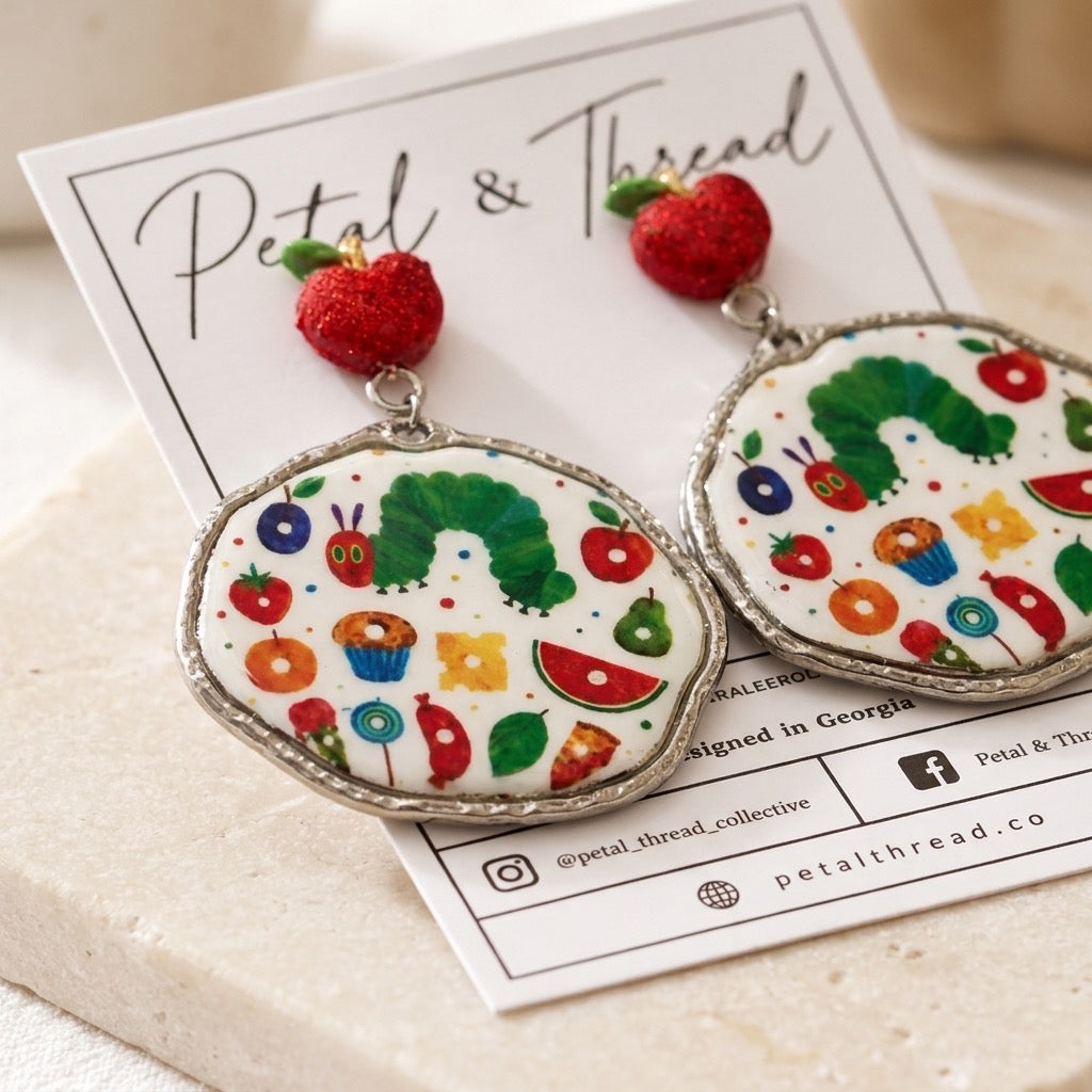 Hungry Little Caterpillar Statement Earrings
