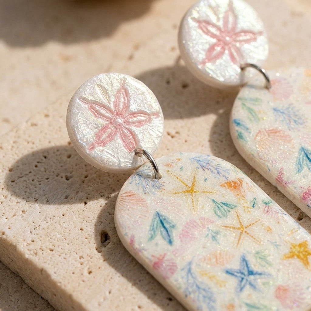 Seashell Garden Coastal Dangles