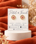 Texas Longhorns inspired 12mm round studs